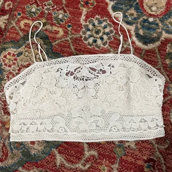 Free People Lyra Bralette Crop Top (size medium) - Picture 2 of 8